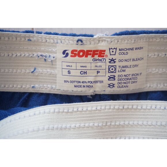 Soffe Girls Blue Athletic (2) Shorts  – Size S, NWOT - Picture 5 of 6